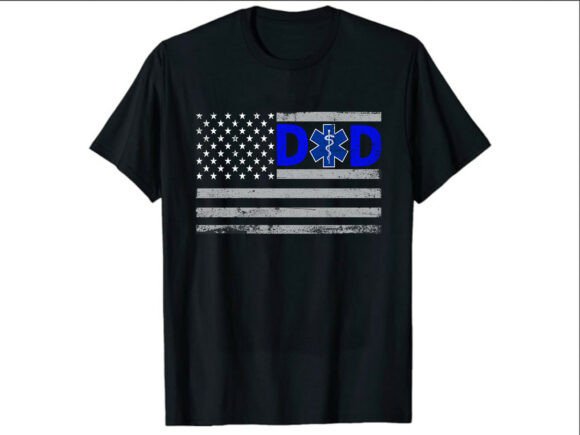 EMT Dad Flag Paramedic T-Shirt Review
