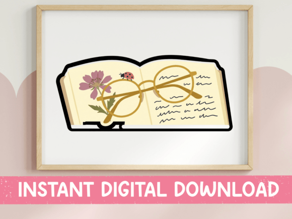 Open Book Glasses and Wildflowers Embroidery Review