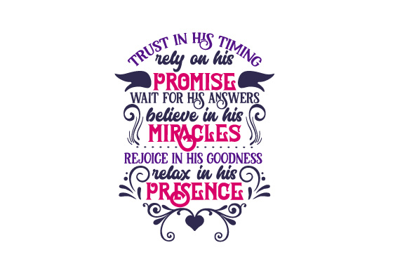 Rely on His Promise - Religious Quote Review