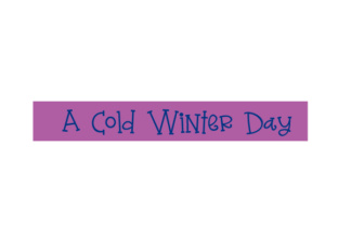Scrapbooking Quote a Cold Winter Day Embroidery Review